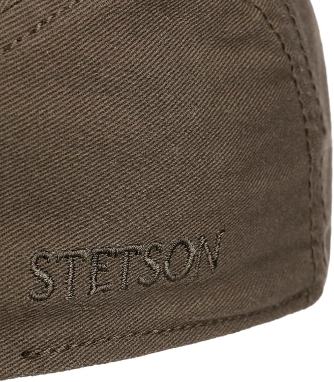 Stetson Madison Cotton Twill Ivy Cap Flatcap aus 100% Baumwolle - Oliv