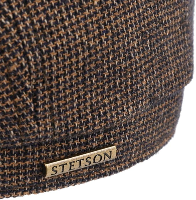 Stetson Hatteras Dodgeville Wool Cotton - Ballonmütze - 8-teilig - Braun Schwarz