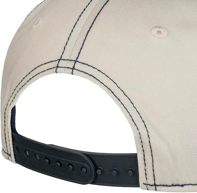 Stetson Flat Brim Tag Cap - 100% Baumwolle - Grau Blau