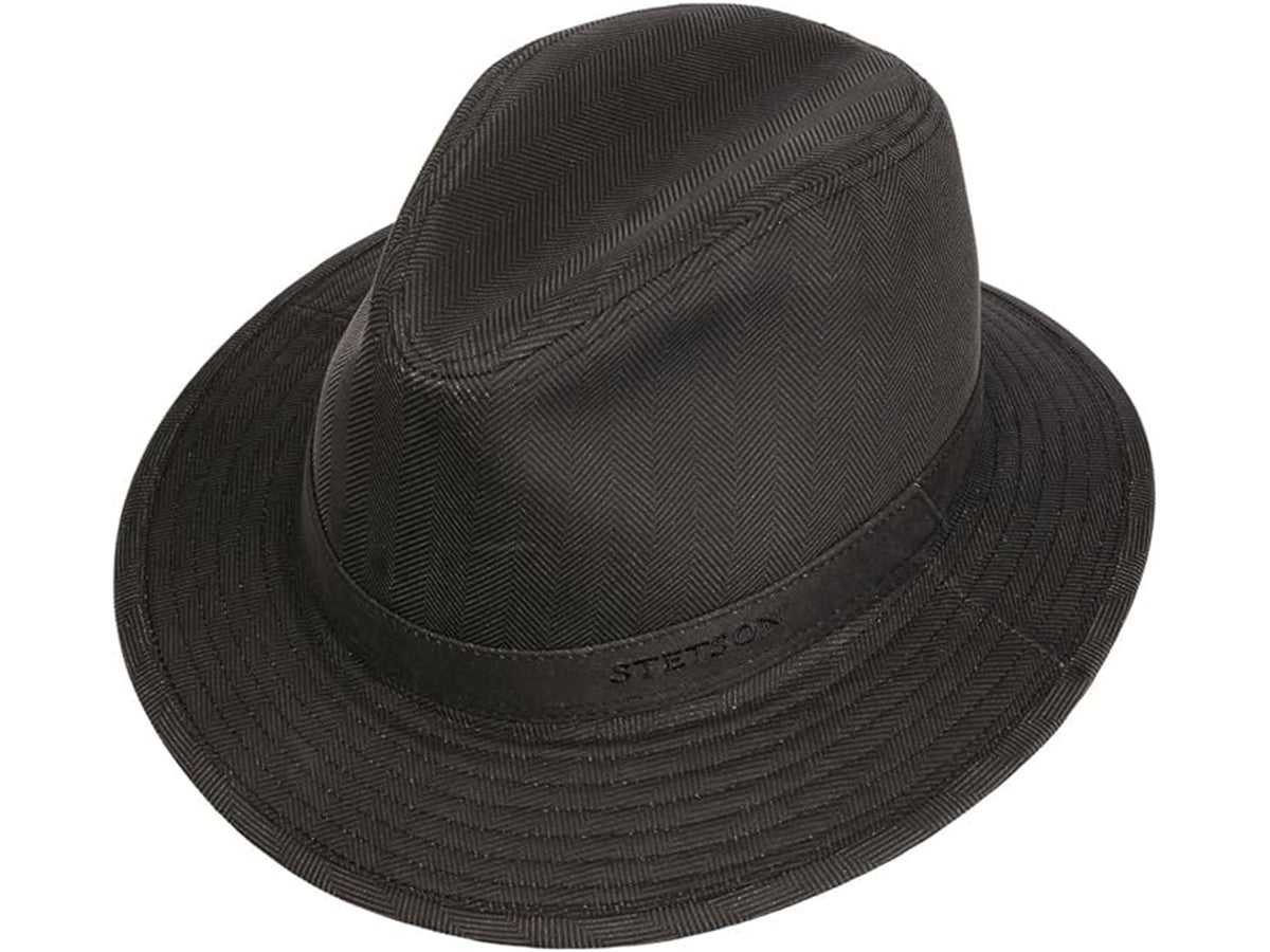 Stetson Vintage Traveller Herringbone - Fischgrat - 313 - Oliv