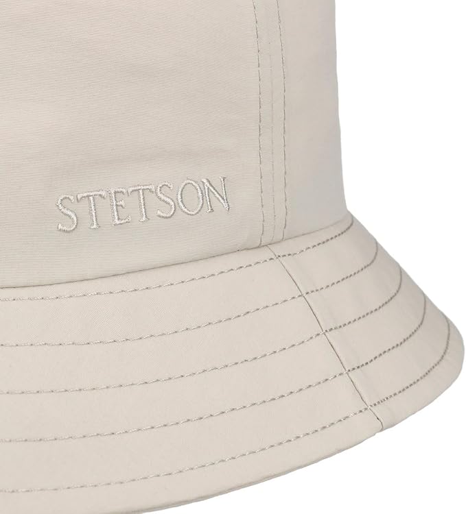 Stetson Bucket WR - Wasserabweisender Nylon-Anglerhut - Cremeweiß