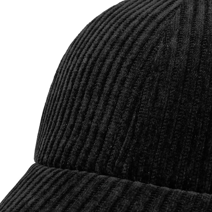 Stetson Baseball Cap Corduroy Jersey - Schwarz