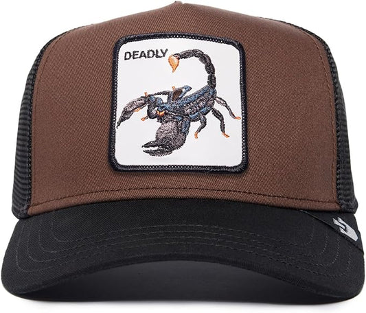 Goorin Bros. Trucker Cap - Deadly Scorpion Braun