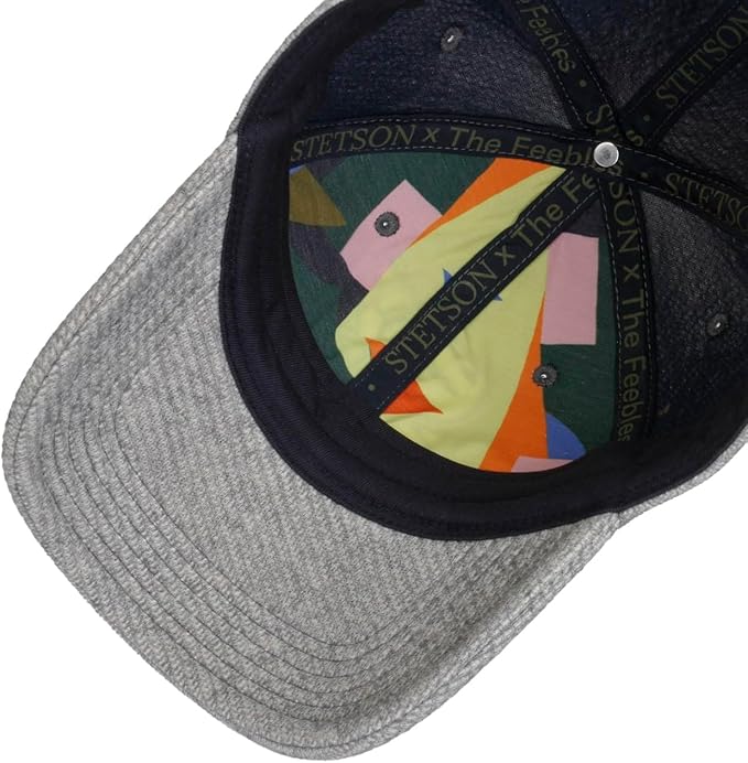 STETSON Baseball Cap Jersey x The Feebles - Grau