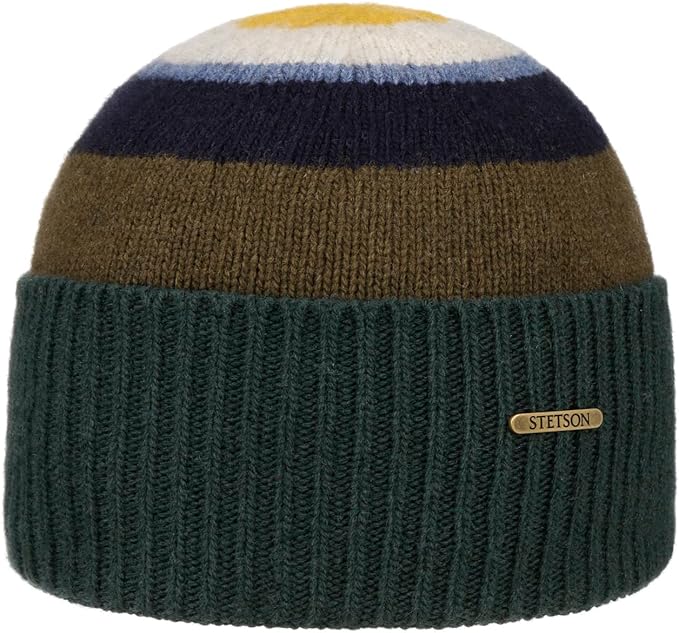 STETSON Lascover Wool Stripes Beanie - Mehrfarbig