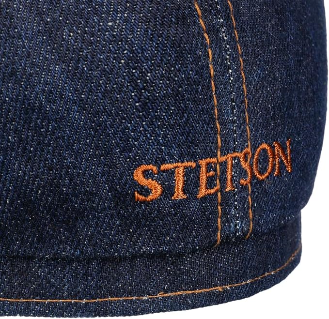 Stetson Hatteras Denim Sustainable - Ballonmütze - 8-Panel - Blau