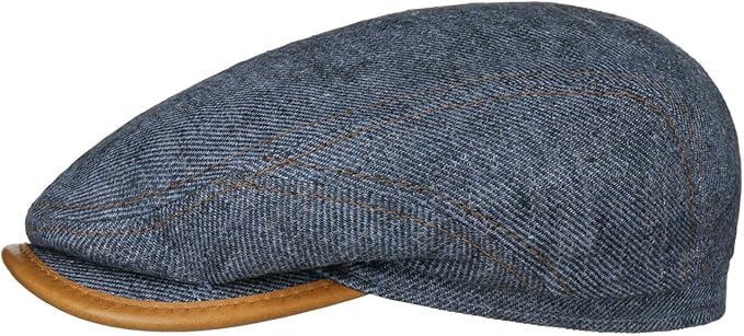 Stetson Driver Cap Leinen Heritage - aus 100% Leinen - 2 - Blau