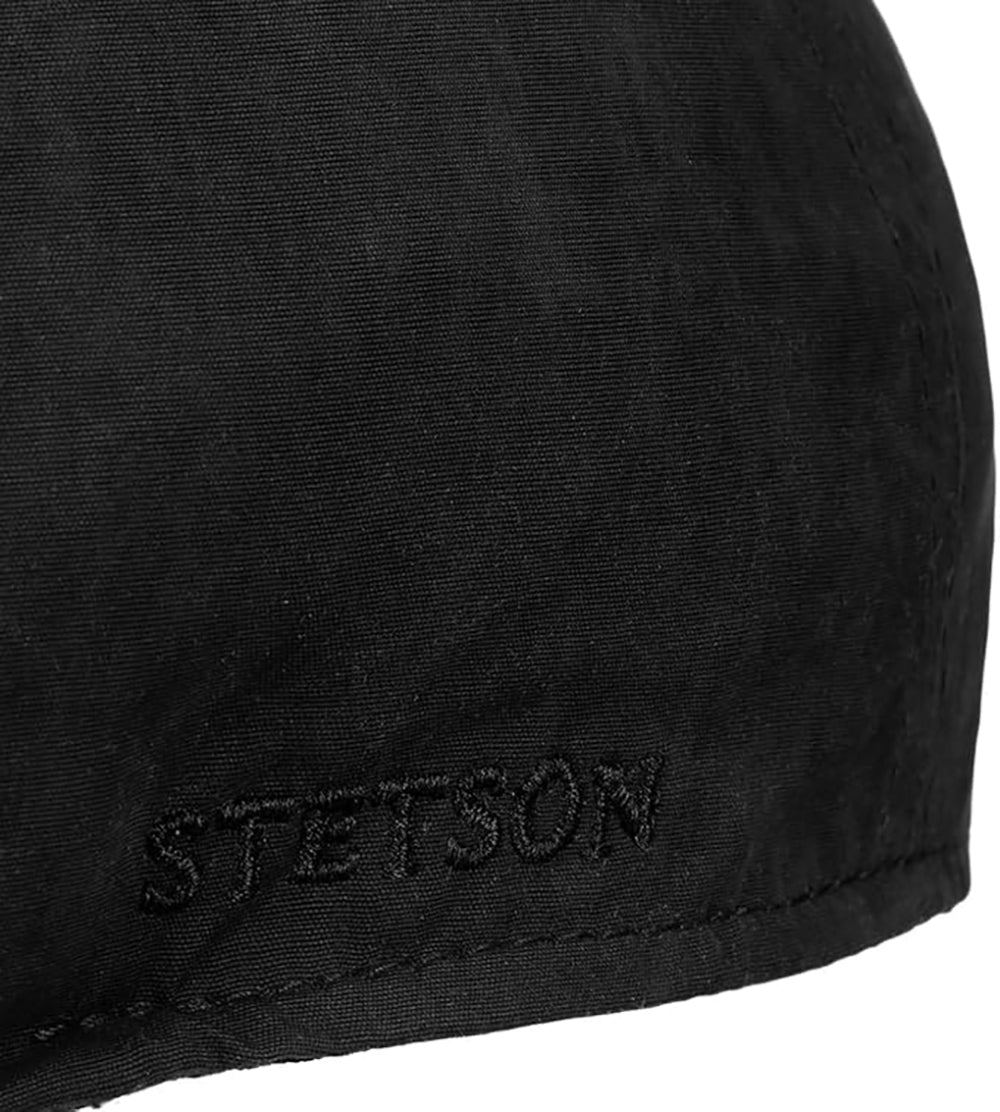 Stetson Texas Waxed Cotton WR - Duck Cap - Wasserabweisend - 1 - Schwarz