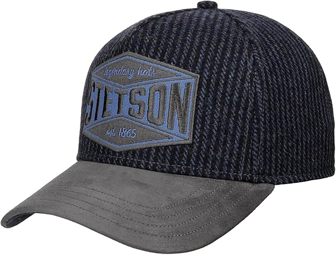 Stetson Trucker Cap Goat Suede Wool