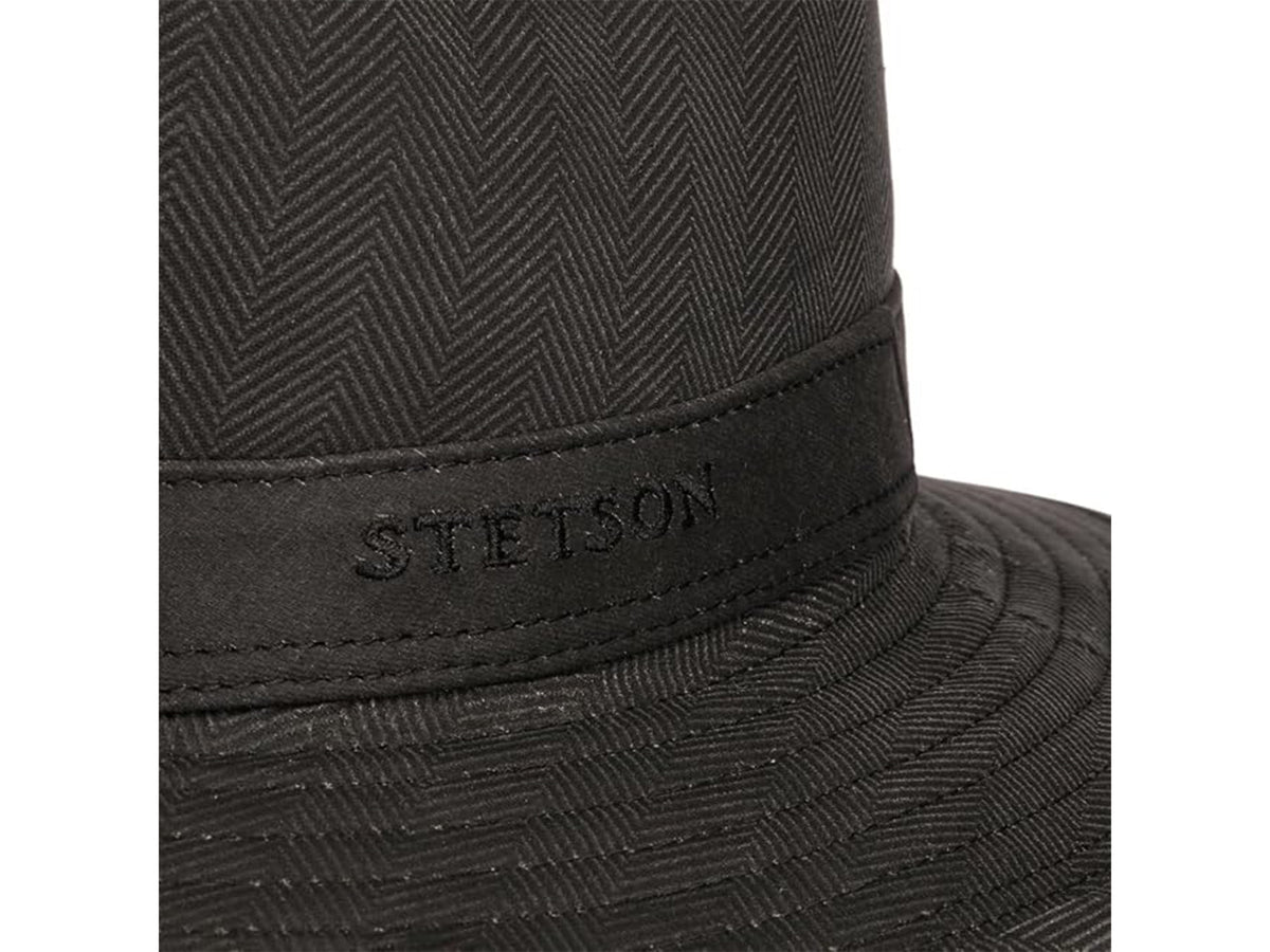 Stetson Vintage Traveller Herringbone - Fischgrat - 313 - Oliv