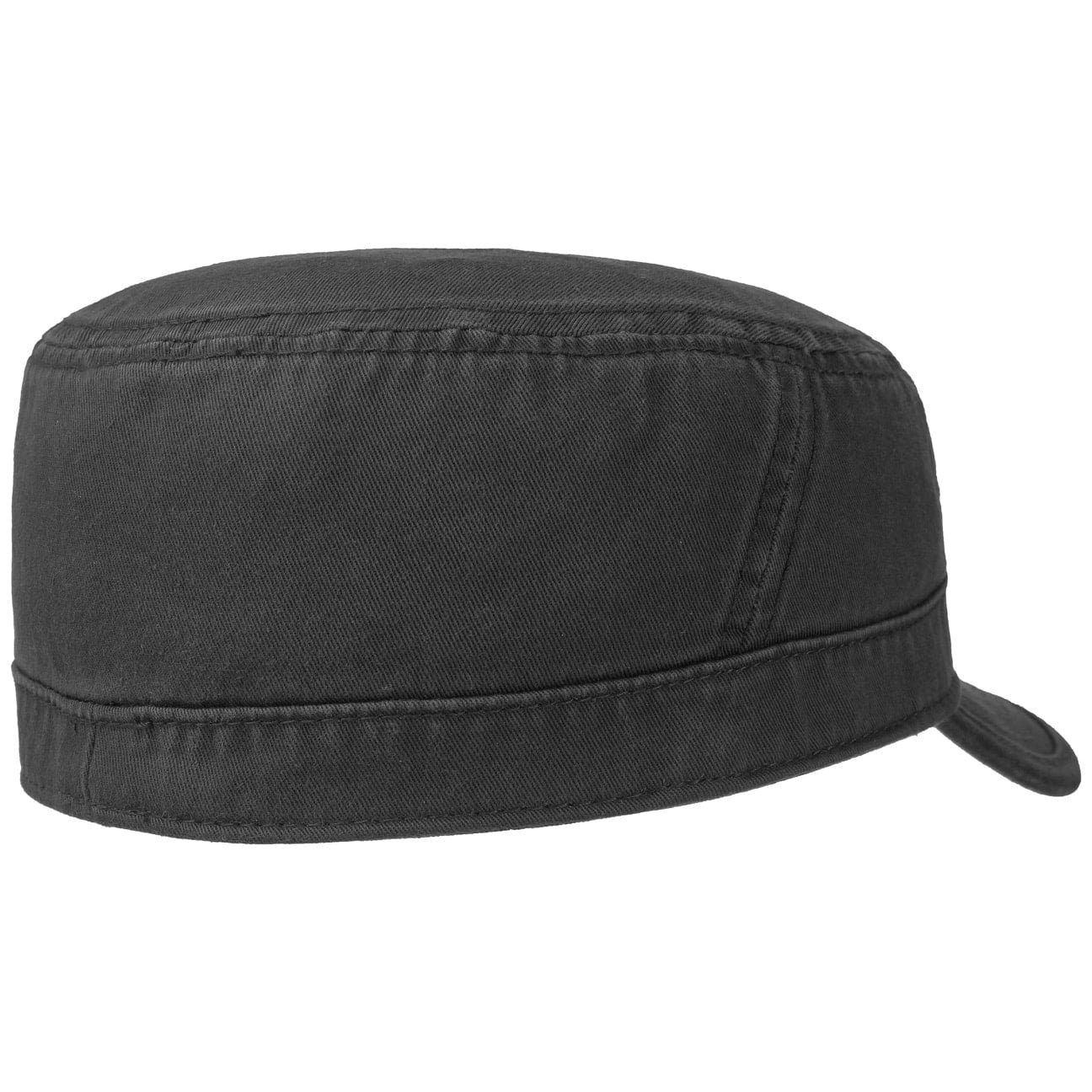 Stetson Army Cap Gosper Cotton - aus 100% Baumwolle - 1 - Schwarz