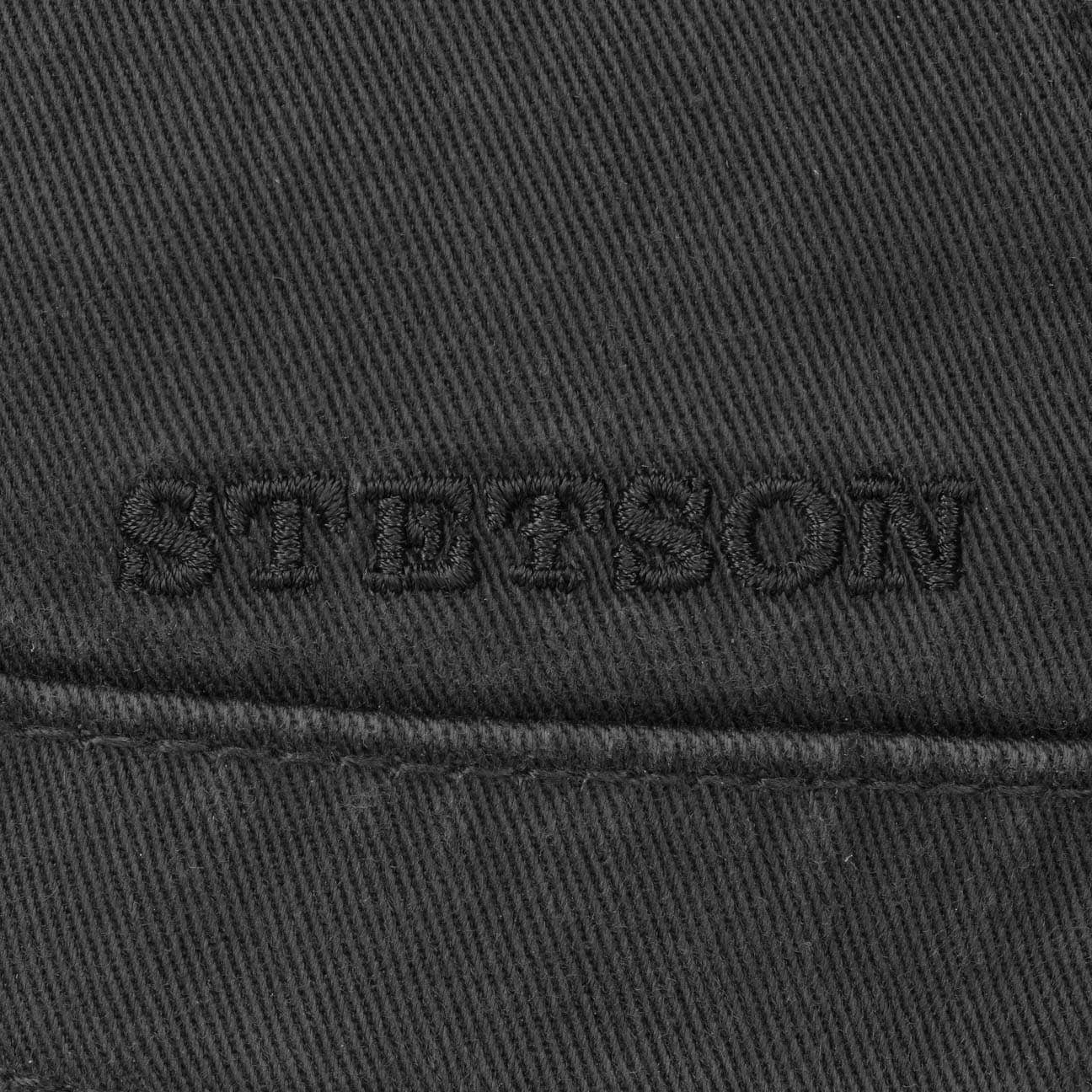 Stetson Army Cap Gosper Cotton - aus 100% Baumwolle - 1 - Schwarz