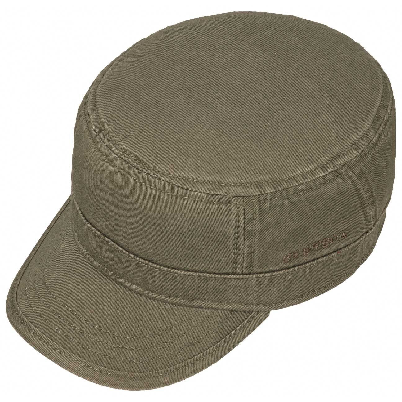 Stetson Army Cap Gosper Cotton - aus 100% Baumwolle - 55 - Oliv