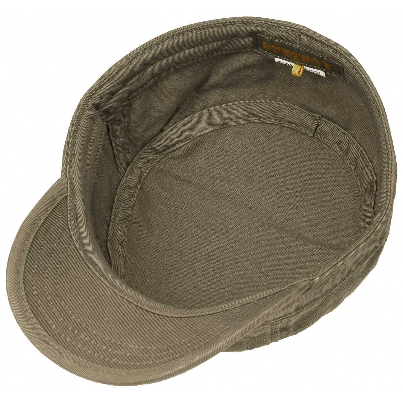 Stetson Army Cap Gosper Cotton - aus 100% Baumwolle - 55 - Oliv