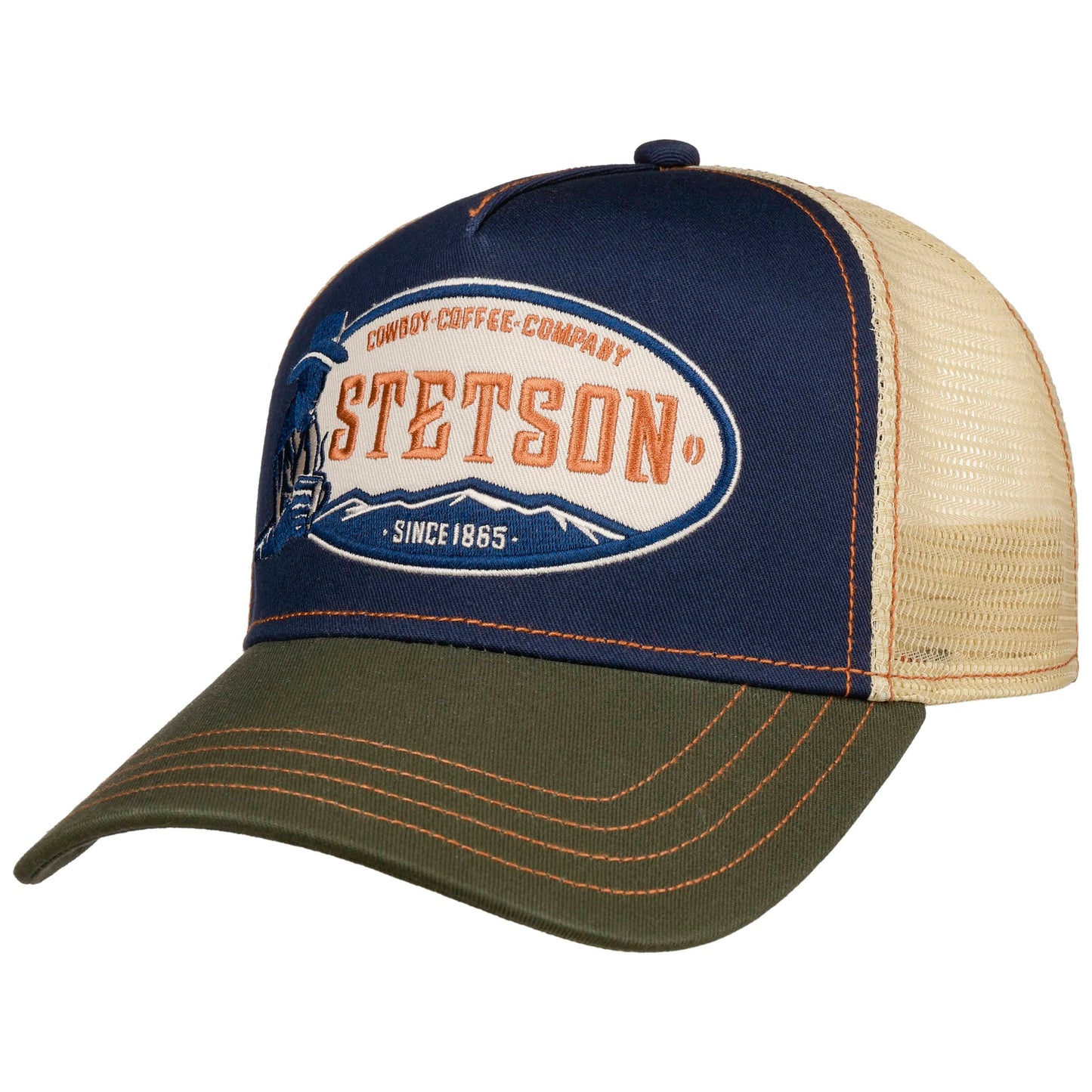 Stetson Trucker Cap "Cowboy Coffee Company"