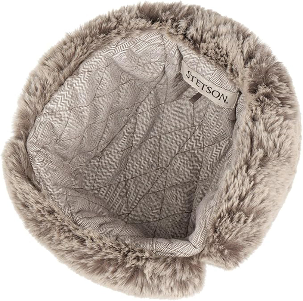 Stetson Bomber Flieger-Mütze Cap Jersey Corduroy - Schwarz