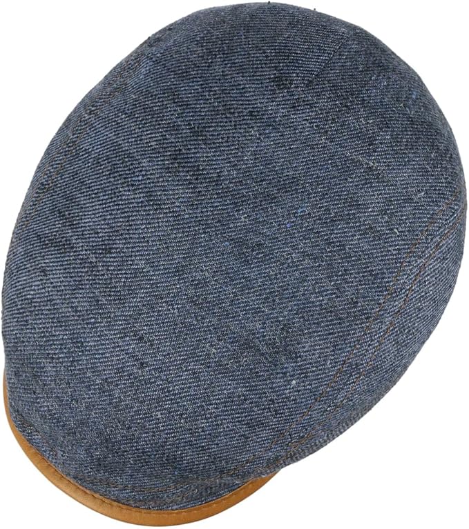 Stetson Driver Cap Leinen Heritage - aus 100% Leinen - 2 - Blau