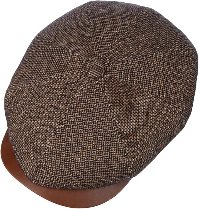 Stetson Hatteras Dodgeville Wool Cotton - Ballonmütze - 8-teilig - Braun Schwarz