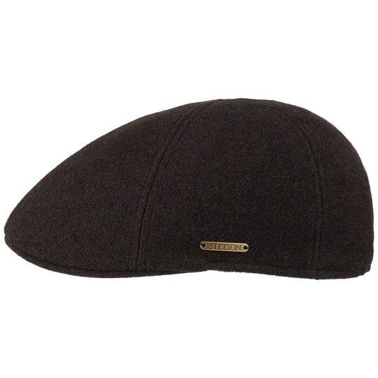 Stetson Texas Wool Cashmere - Duck Cap mit Kaschmir - Dunkelbraun