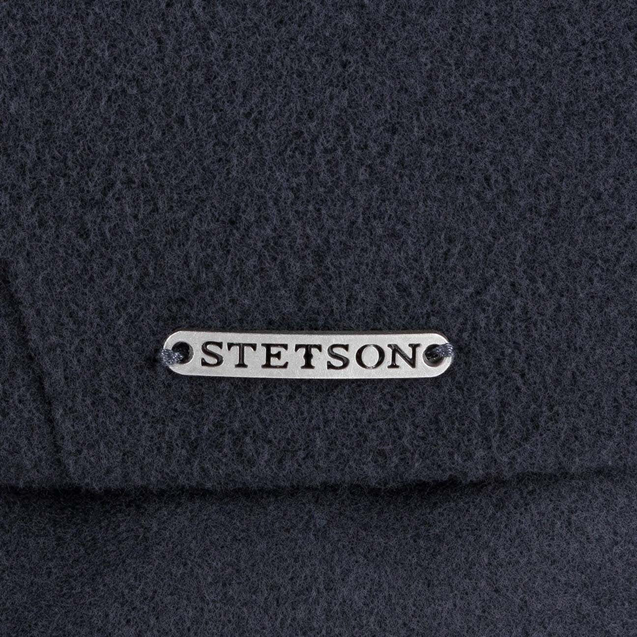 Stetson Kent Wool Driver Cap - mit Ohrenklappen - Cap aus  Wolle / Kaschmir - 21 - Dunkelblau