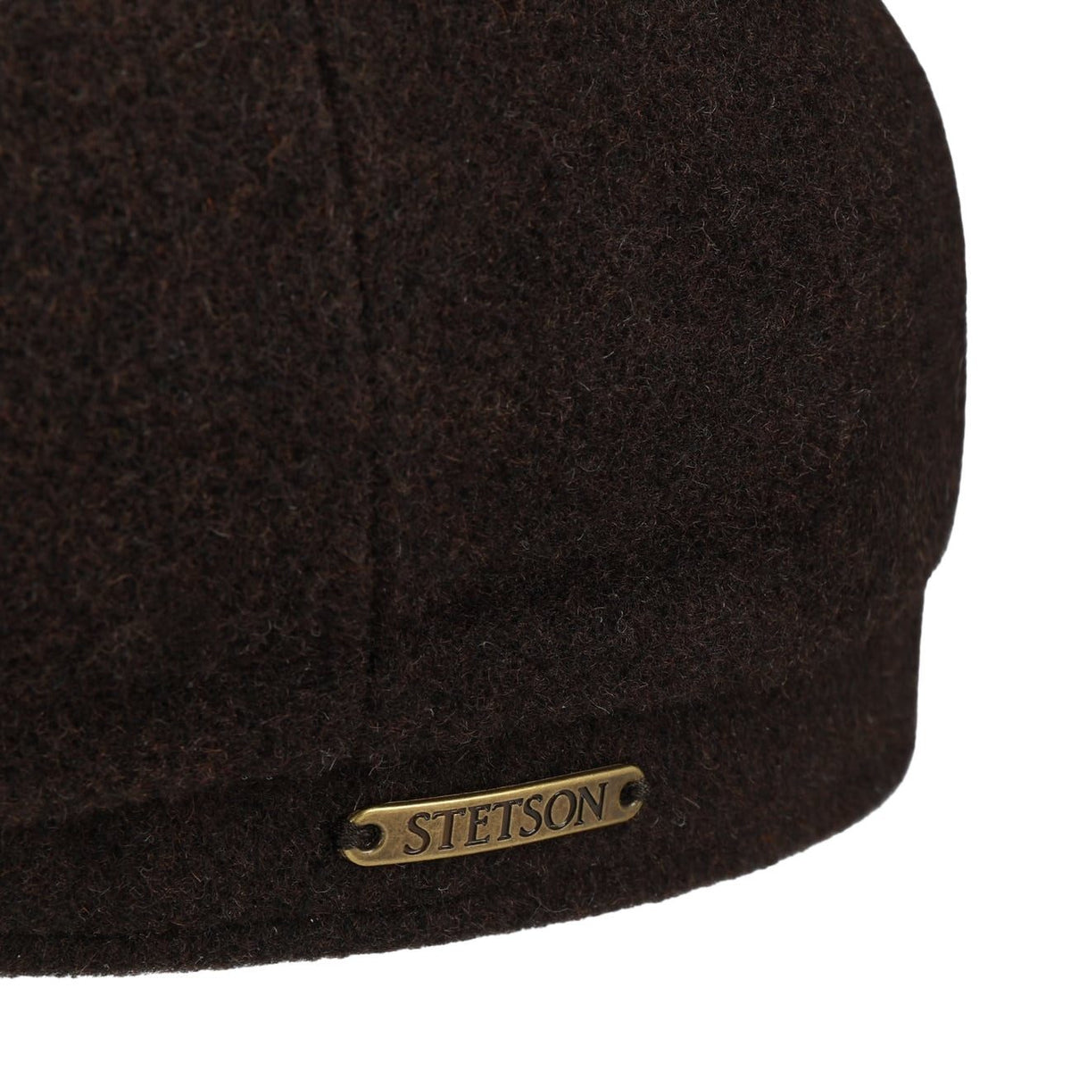 Stetson Hatteras Wolle Kaschmir - Flatcap - 8-teilig - Dunkelbraun