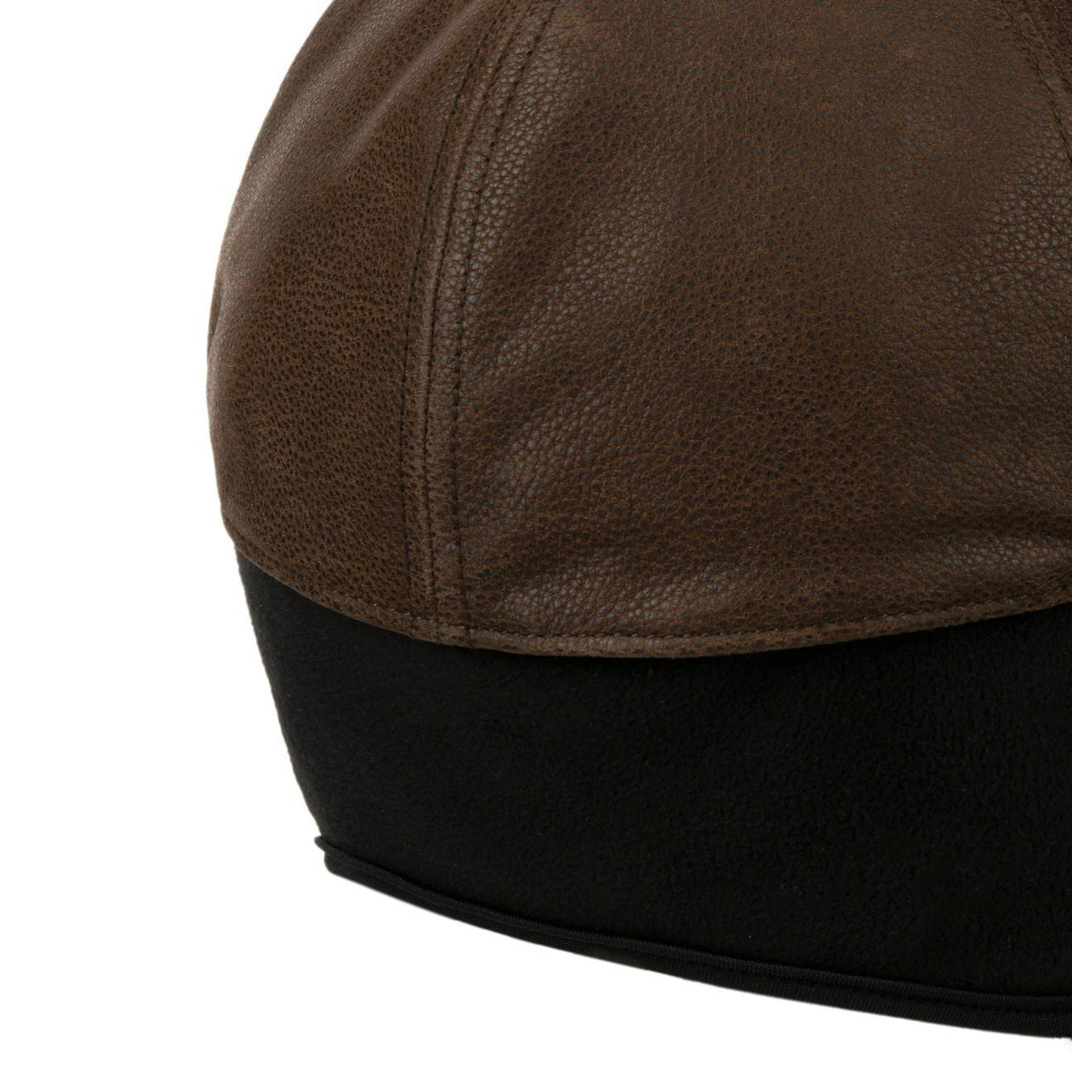 Stetson Chevrette Cowhide Basecap - mit Ohrenklappen - Braun