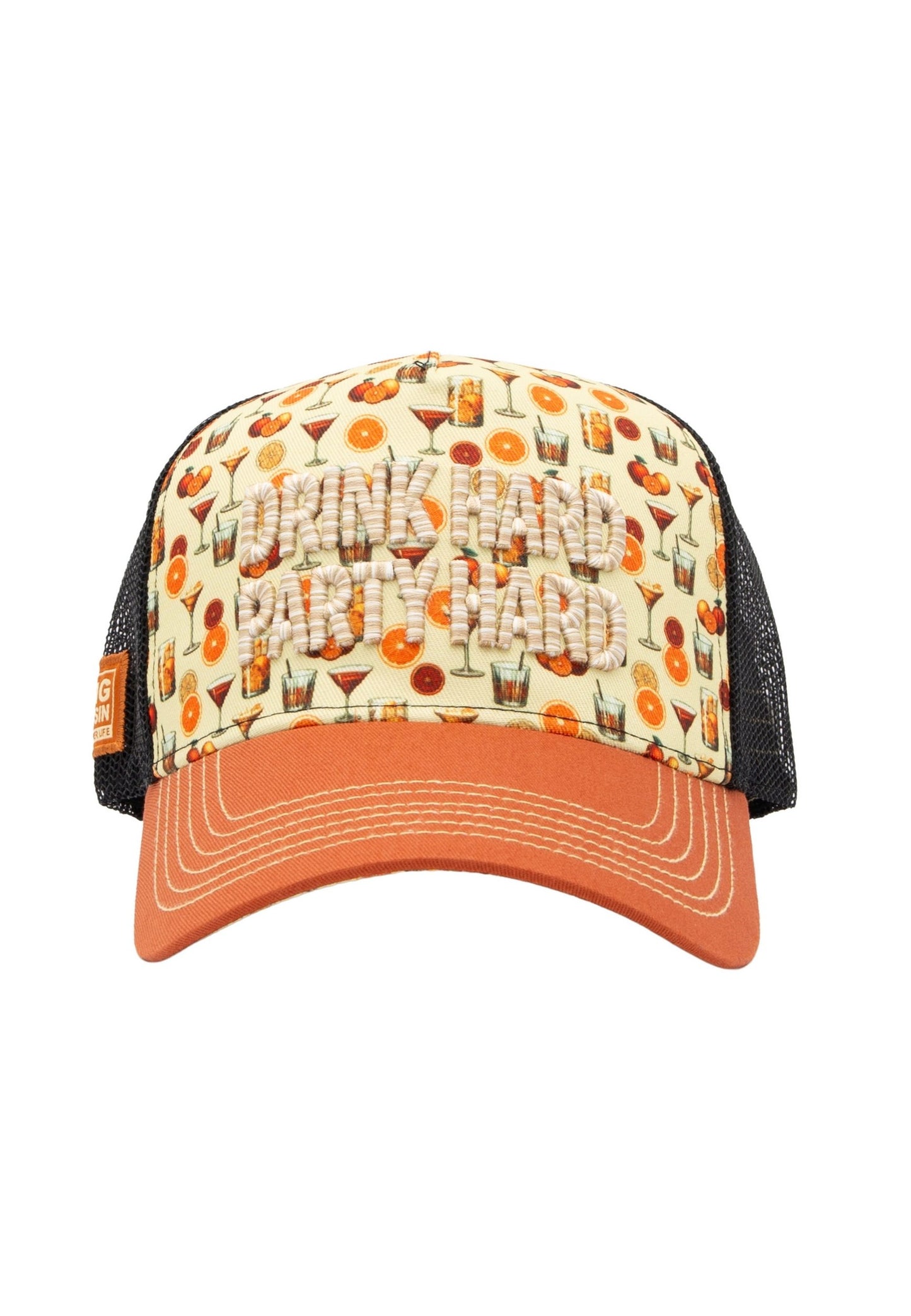 King Kerosin Trucker Cap "Drink Hard Party Hard"