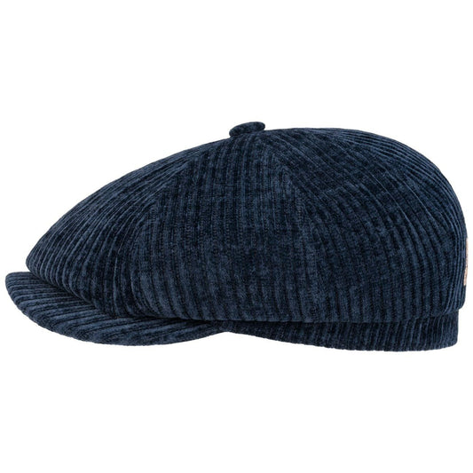 Stetson Hatteras Corduroy Jersey - Flatcap - 8-teilig - Dunkelblau