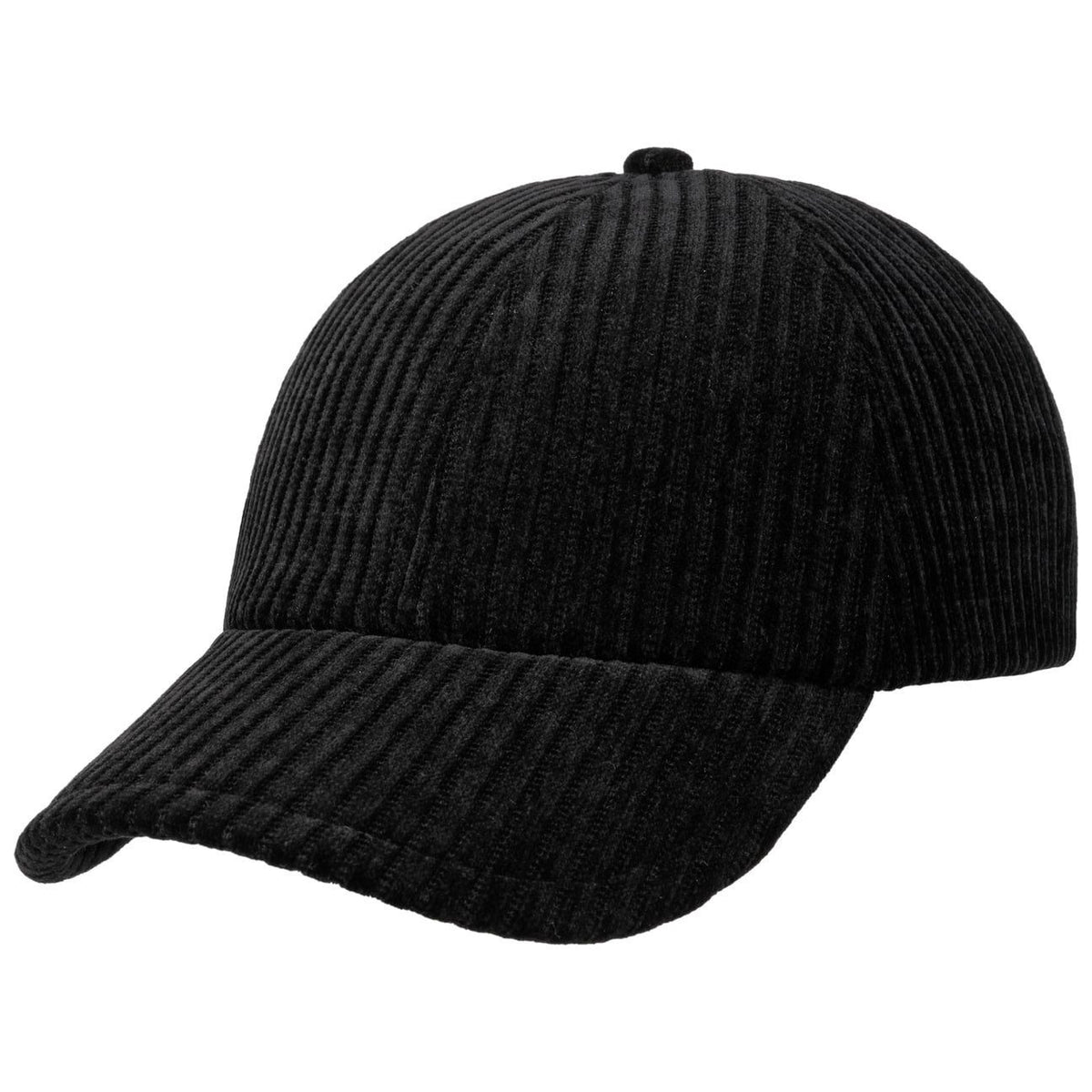 Stetson Baseball Cap Corduroy Jersey - Schwarz