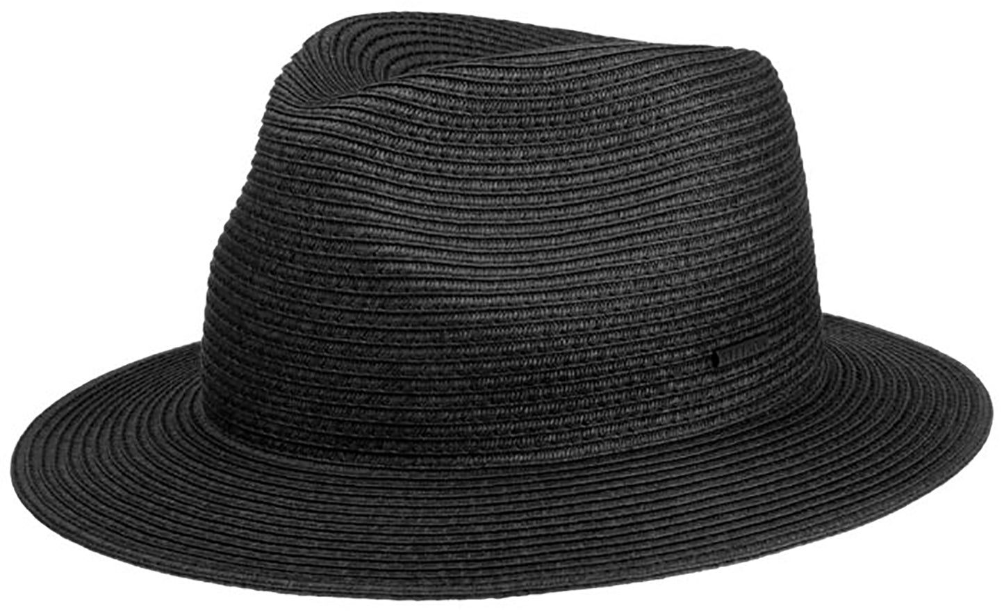 Stetson Dawson Toyo Traveller - Toyo Strohut - Aus 100% Viskose- Mit UV-Schutz 40 - Schwarz