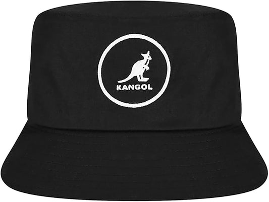 Kangol Cotton Bucket Anglerhut - Black - Schwarz