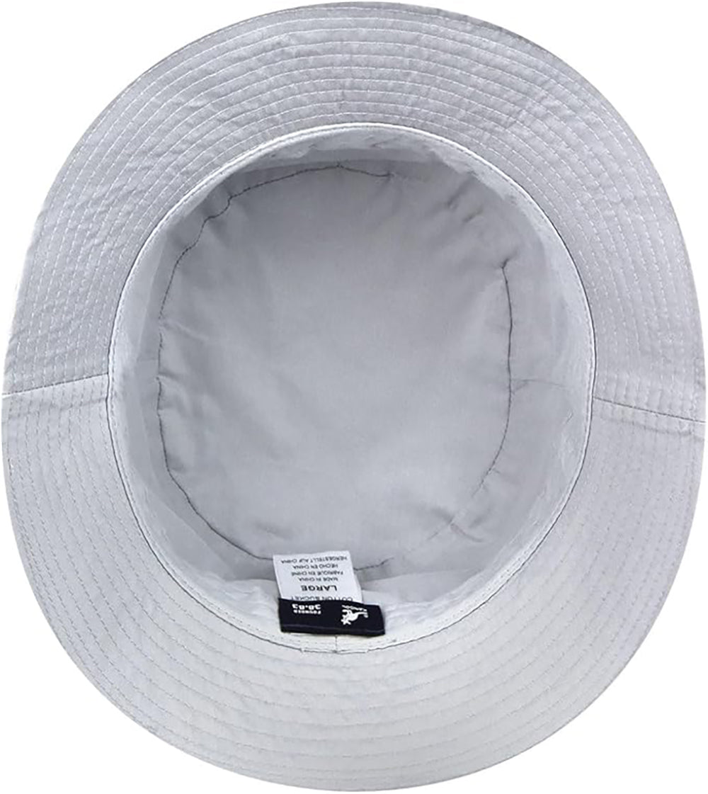 Kangol Cotton Bucket Anglerhut - Light Grey - Hellgrau