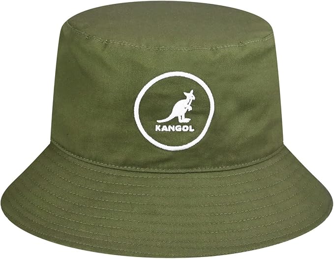 Kangol Cotton Bucket Anglerhut - Khaki - Oliv
