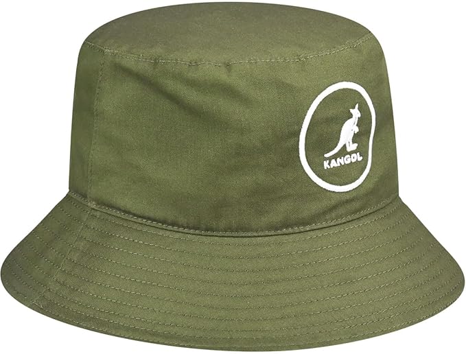 Kangol Cotton Bucket Anglerhut - Khaki - Oliv