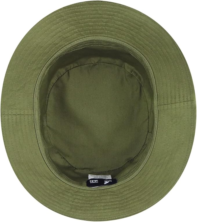 Kangol Cotton Bucket Anglerhut - Khaki - Oliv