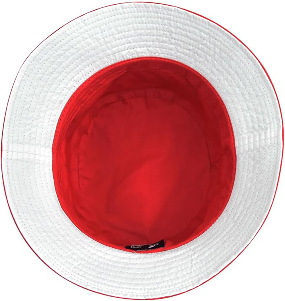 Kangol Cotton Bucket Anglerhut - Rojo - Rot
