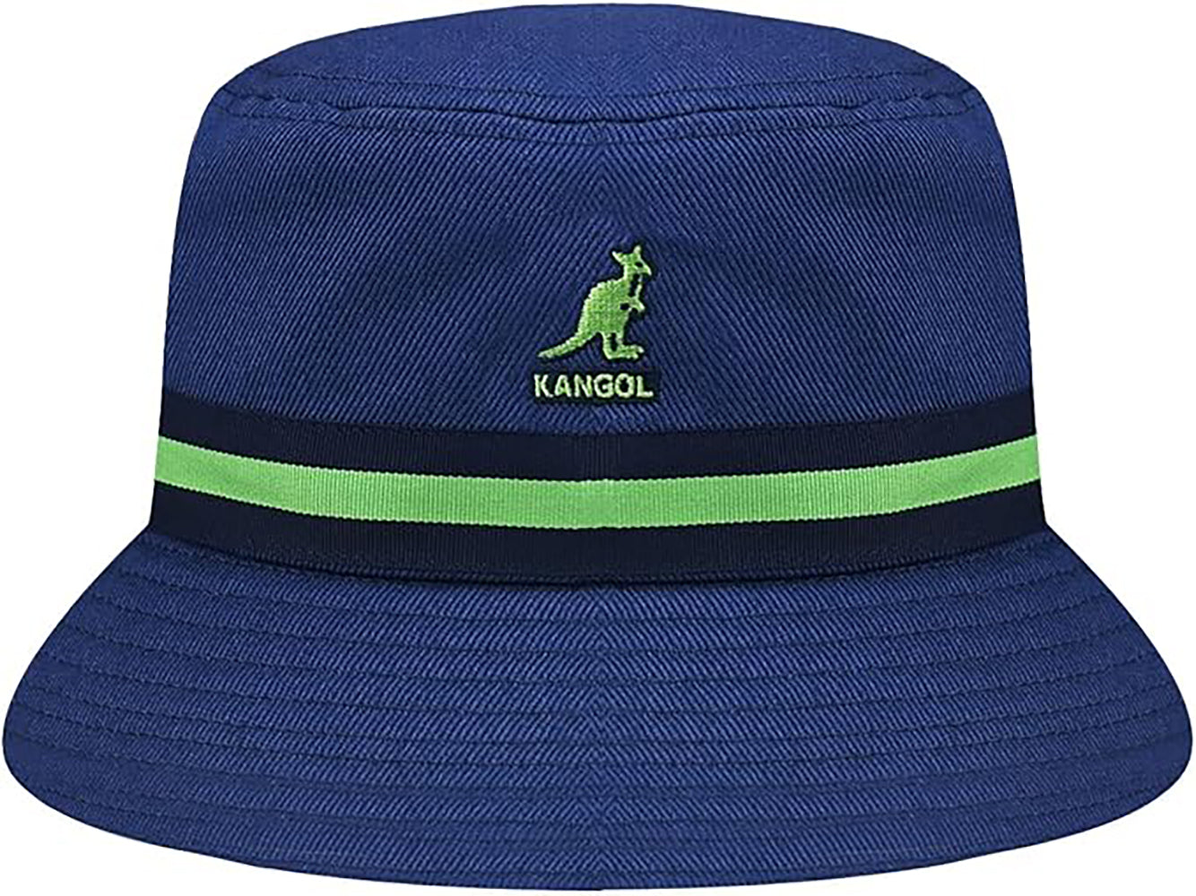 Kangol Stripe Lahinch Bucket Anglerhut - Navy - Blau