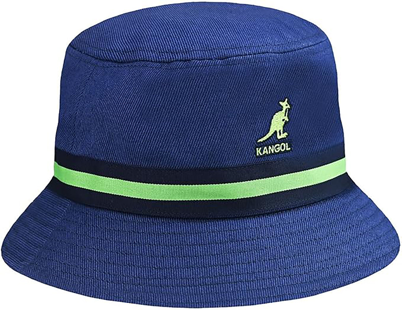 Kangol Stripe Lahinch Bucket Anglerhut - Navy - Blau