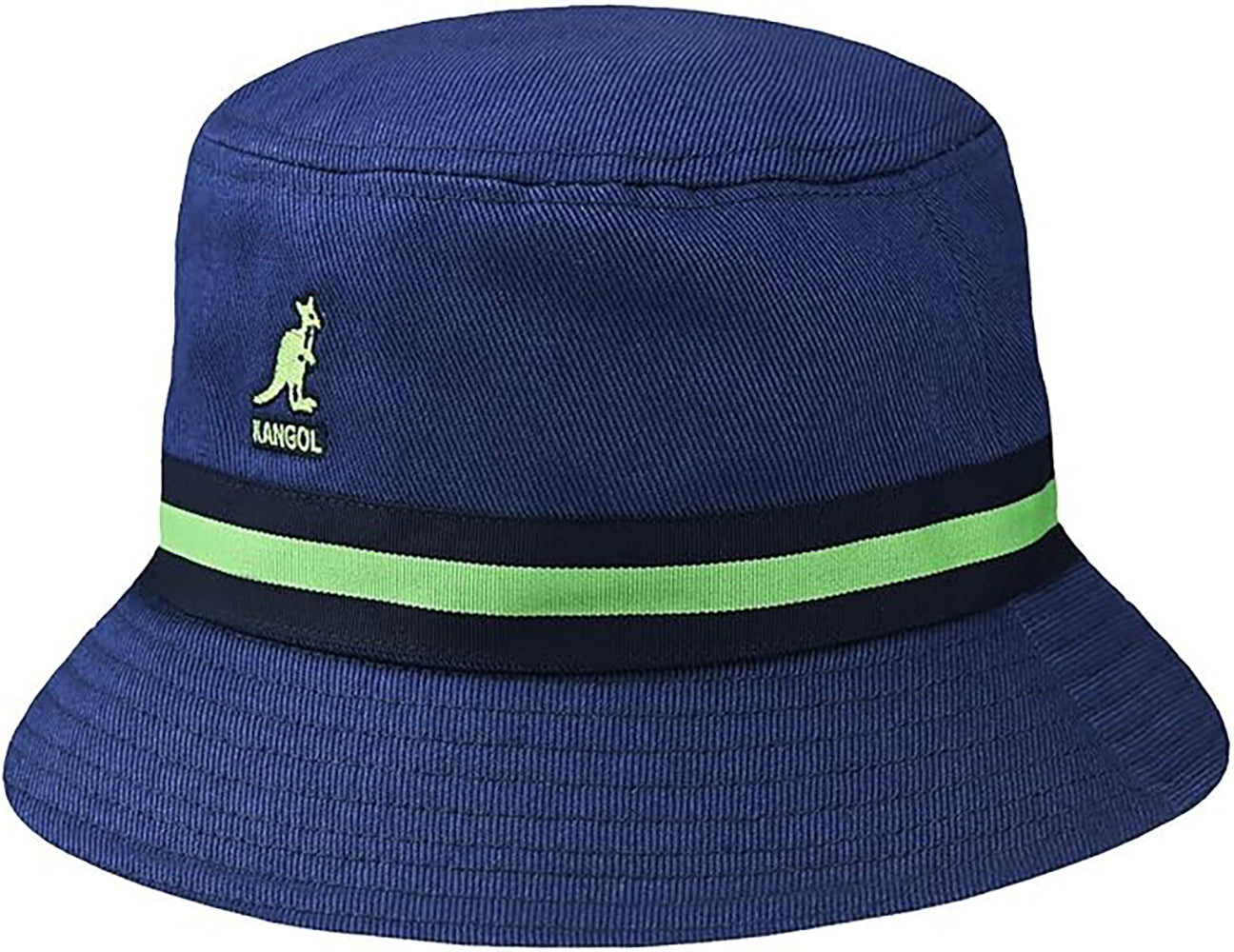 Kangol Stripe Lahinch Bucket Anglerhut - Navy - Blau
