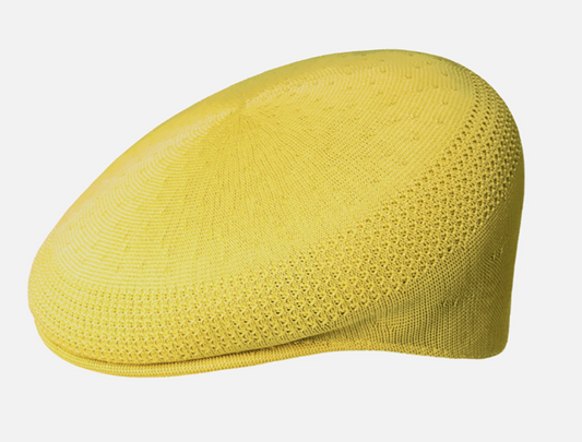 Kangol 504 Tropic Ventair Flatcap Schiebermütze - Amber Haze - Senf