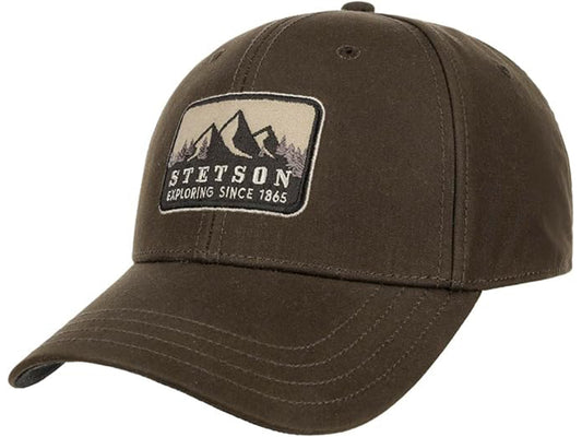 STETSON Basecap Waxed "Exploring Since"