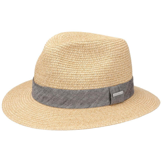 Stetson Nark Traveller - Strohut - Naturfarben - mit Garniturband - UV-Schutz 40