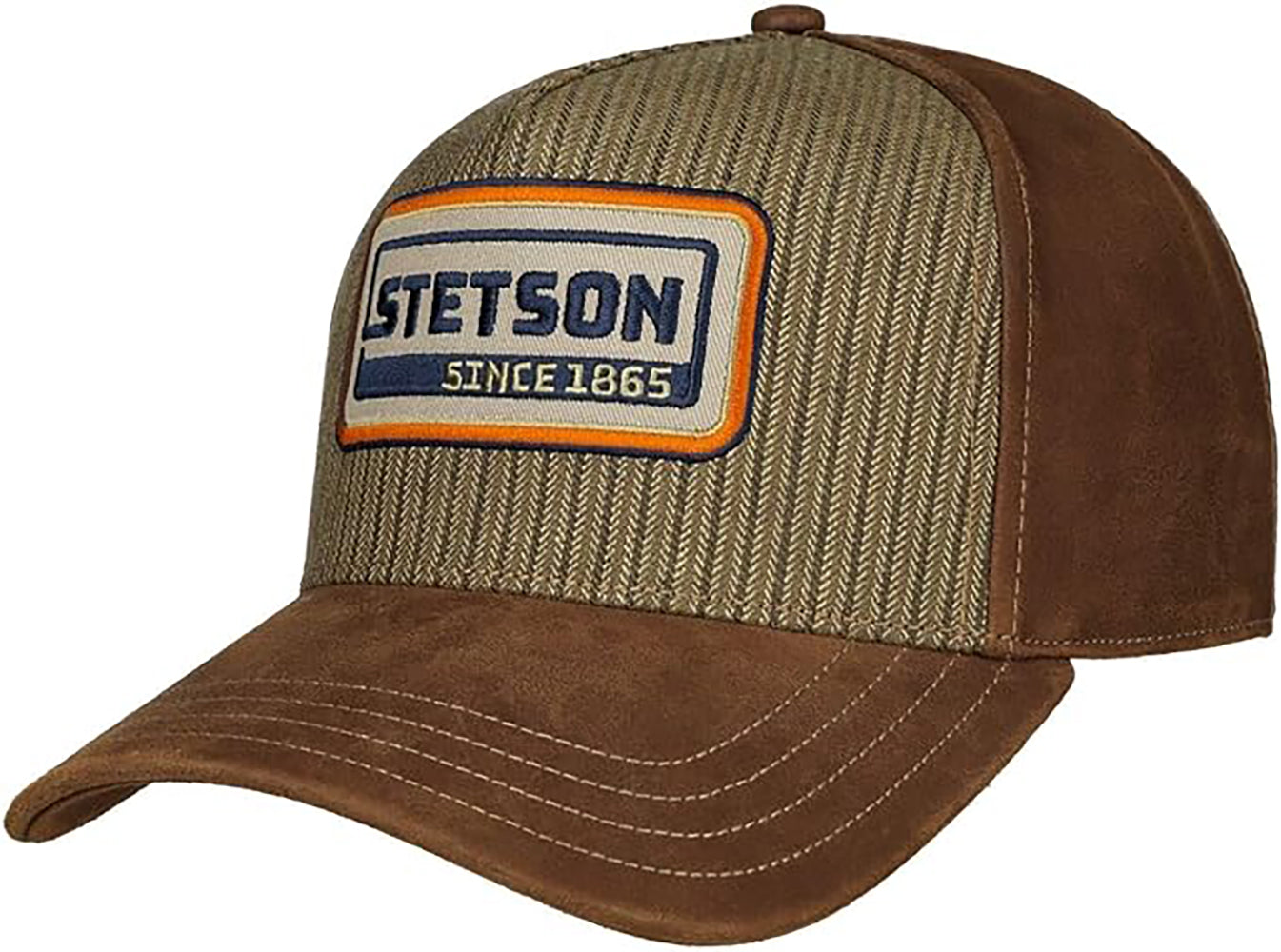 Stetson Trucker Cap "Cotton/Linen Stripe"