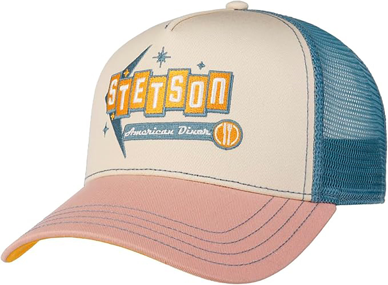 Stetson Trucker Cap "American Diner Rosa"