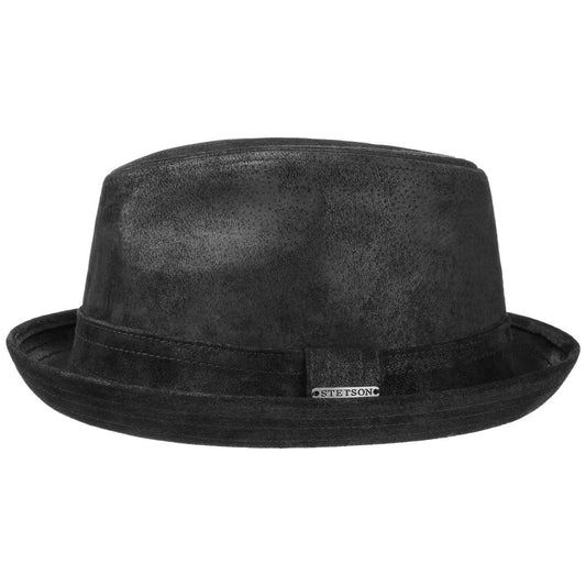 Stetson Radcliff Leder Player -  Aus 100% Leder - Futter aus Baumwolle - Schwarz