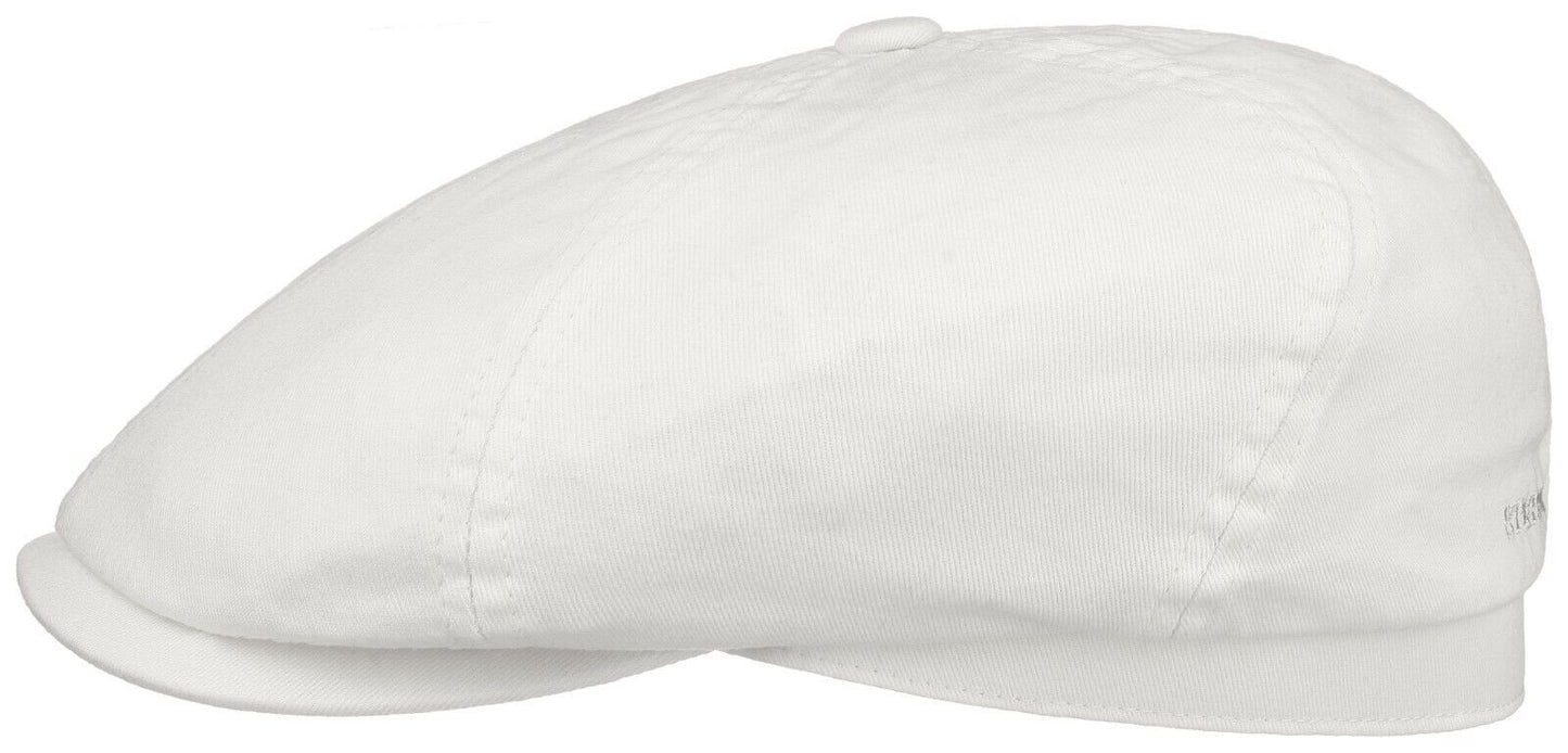 Stetson 6-Panel Brooklin Cotton Twill - 10 - Weiss