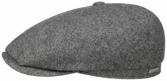 Stetson 6-Panel Brooklin Cap Herringbone - 333 - Grau