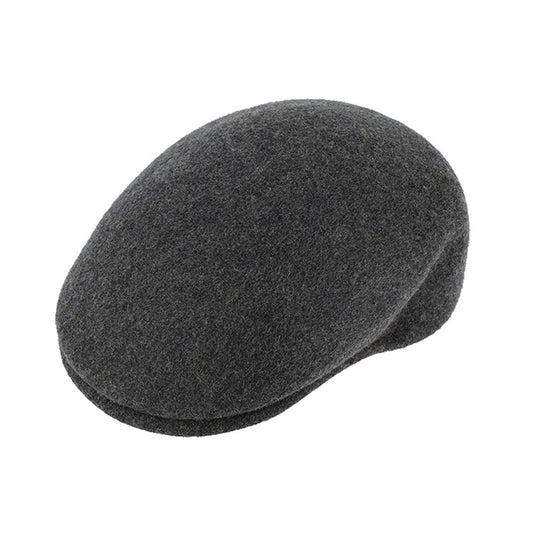 Fiebig Clifton Pocket Rider Cap Flatcap - Wolle - Anthrazit