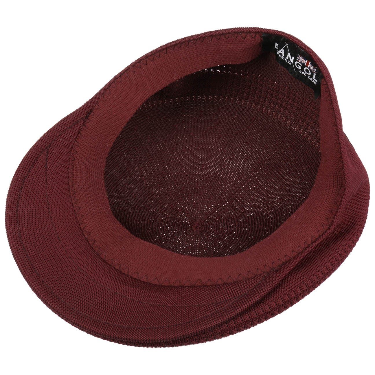 Kangol 504 Tropic Ventair Flatcap Schiebermütze - Burgundy - Bordeaux
