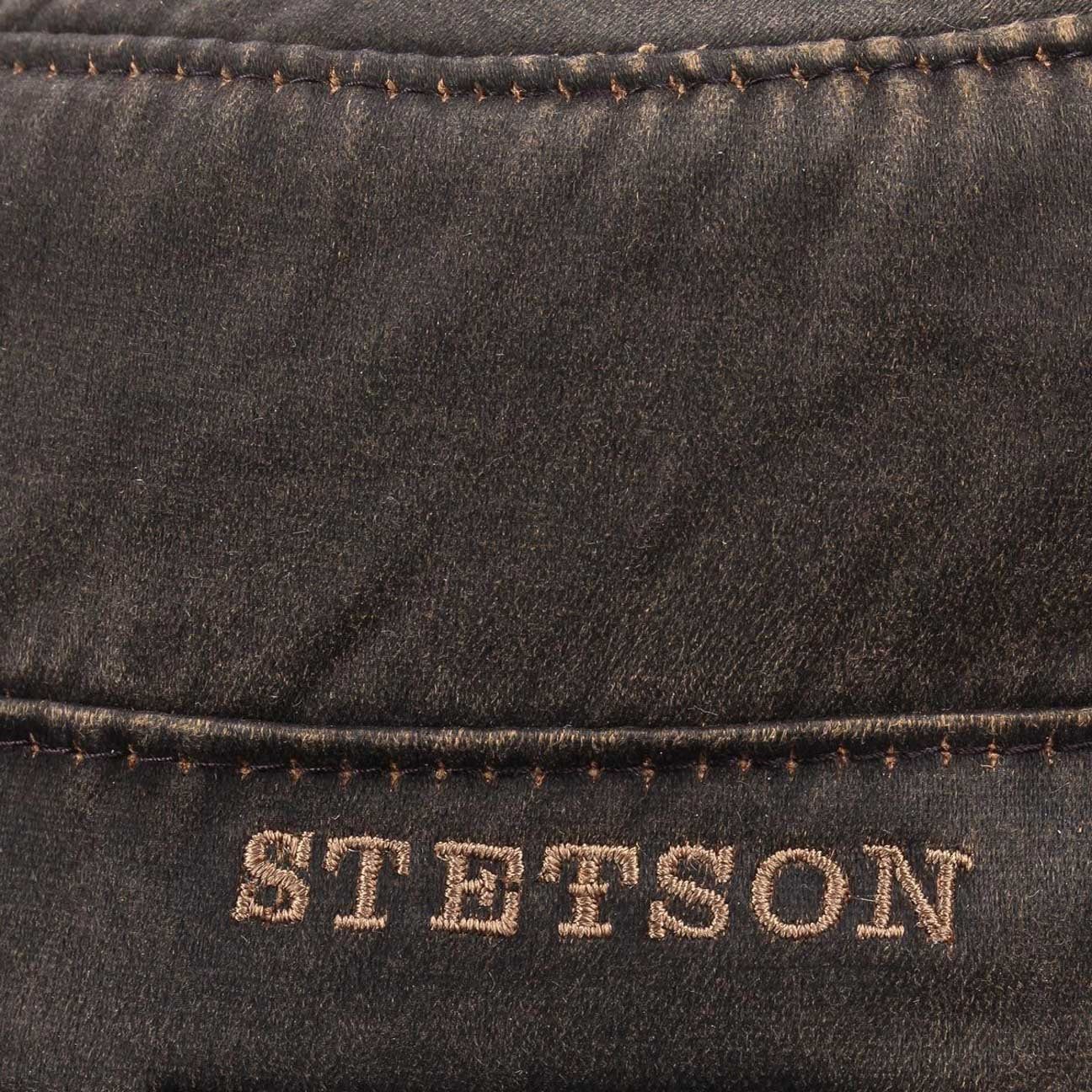 Stetson Army Cap Datto Vintage Winter - aus Baumwolle/Polyester (Distressed Material) - 6 - Braun